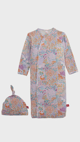 Denim Coat- Leopard