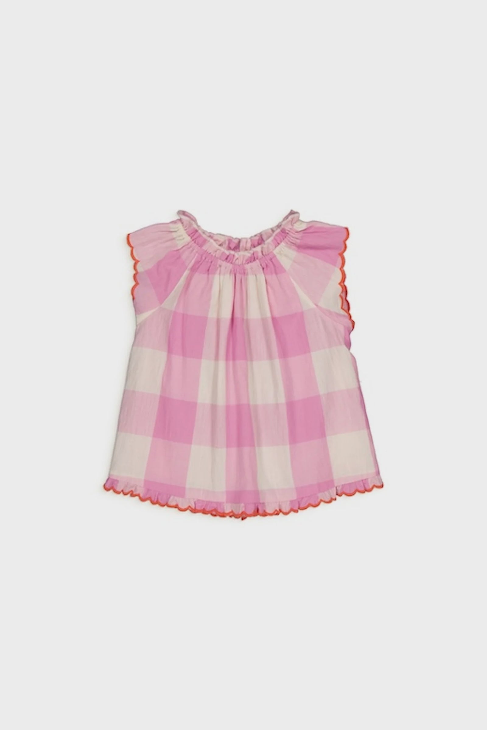 Antoinette Dress - Check Lila