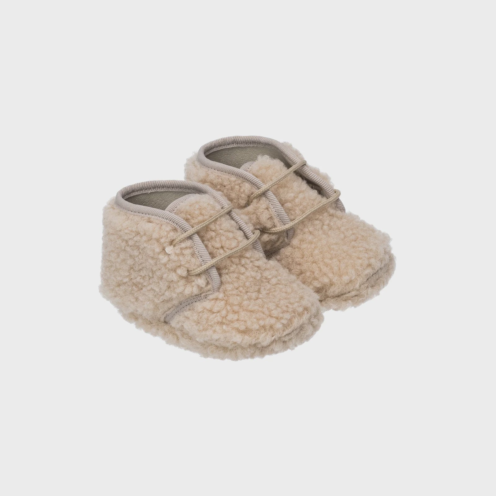 Shearling Baby Bootie - Beige