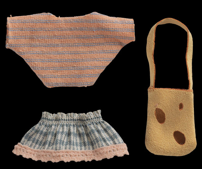 Clothes and bag- Little sister mouse