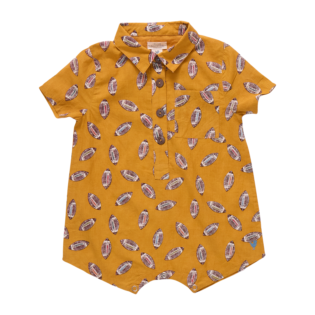 Baby Boy's Easton Jumper - Flying Footballs