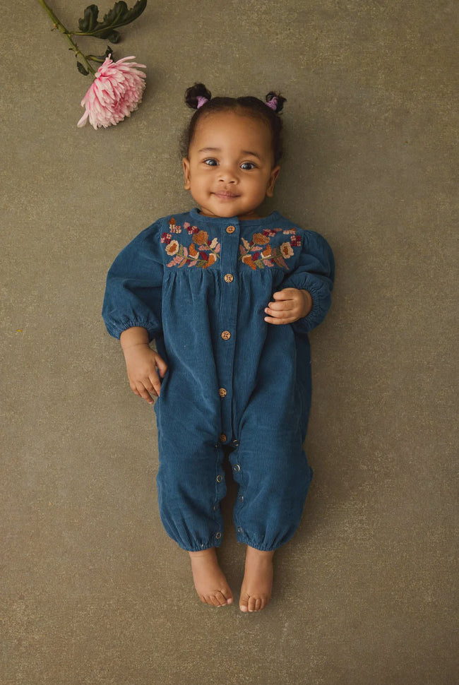 Idri Jumpsuit - Deep Blue Corduroy