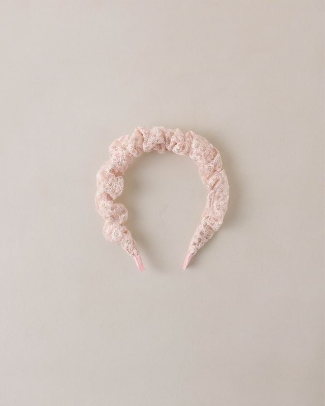 Gathered Headband- Cotton Candy