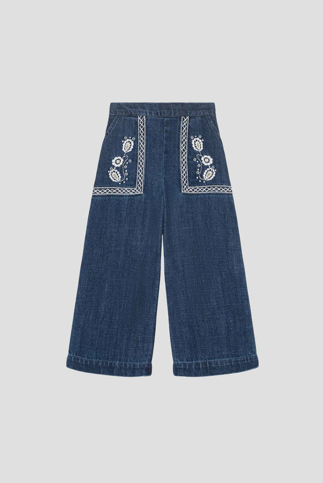 Flofi Denim Pants - Stone Blue
