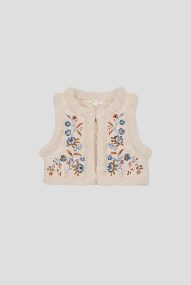 Librana Reversible Vest - Cream