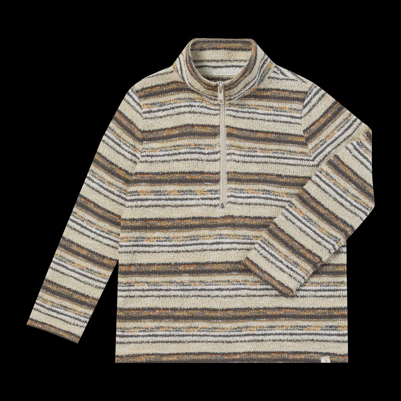 Beige Stripe Sherpa