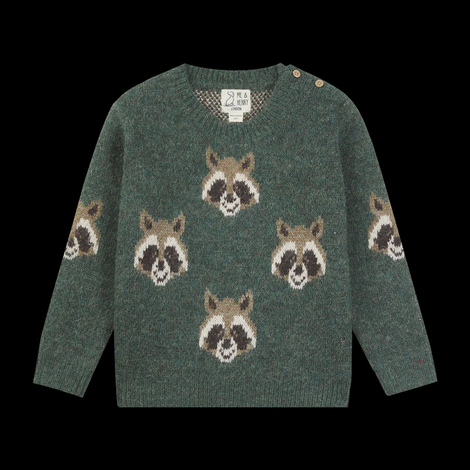 Woody Racoon Sweater