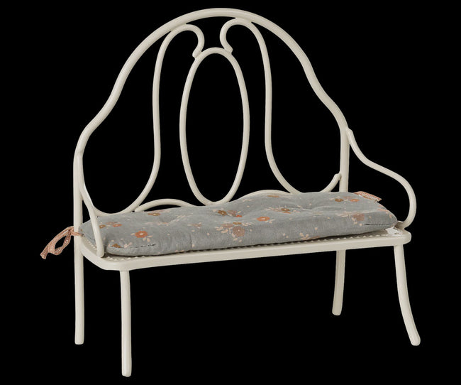 Vintage Bench, Miniature - Off White