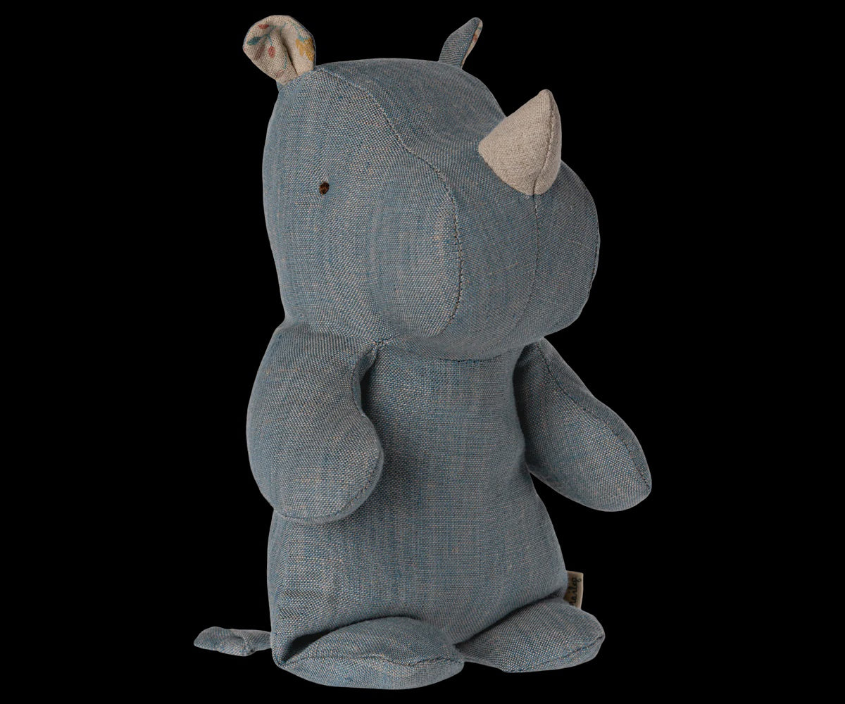 Safari Friends, Rhino, SM - Blue/Sand