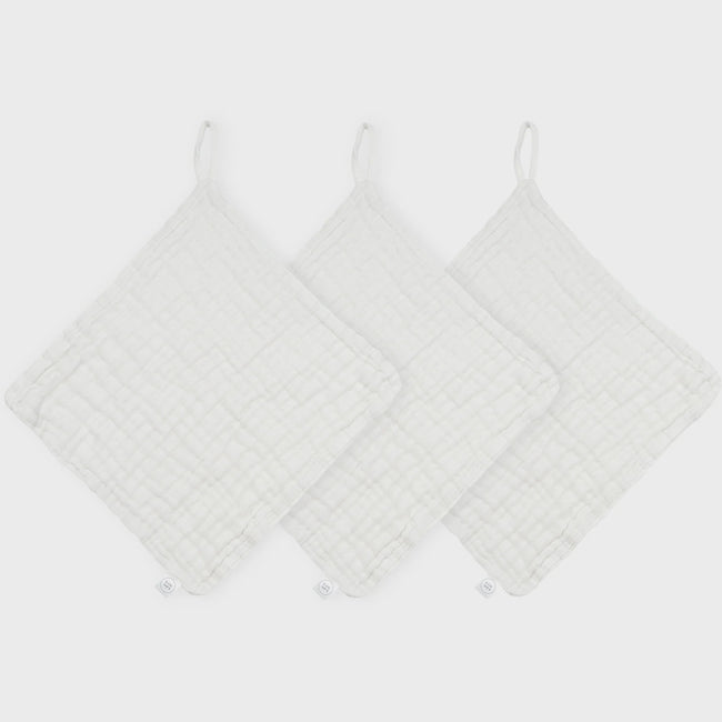 Bath - Washcloth 3 Pack - White
