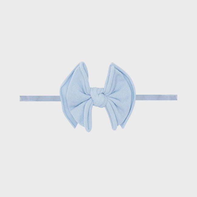 Baby Fab Skinny Soft Nylon Bow Headband