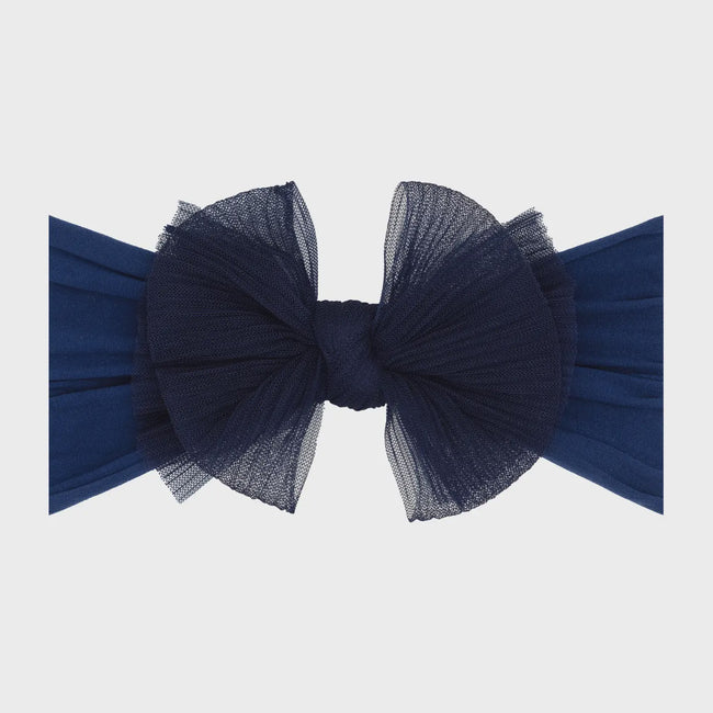 Tulle Fab Soft Nylon Headband Bow