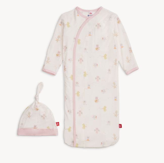 Pink Baby Beats Modal Gown + Hat