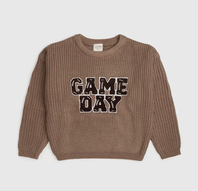Game Day Patch Knit Sweater - Football