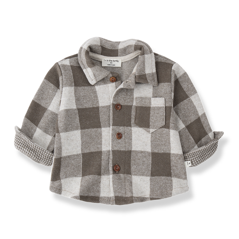 Modena Shirt- Grey Plaid