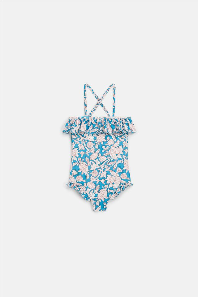 Jovana Bathing Suit- Blue Avens