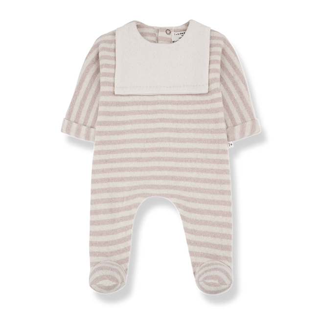 Mael Jumpsuit with Feet - Nude