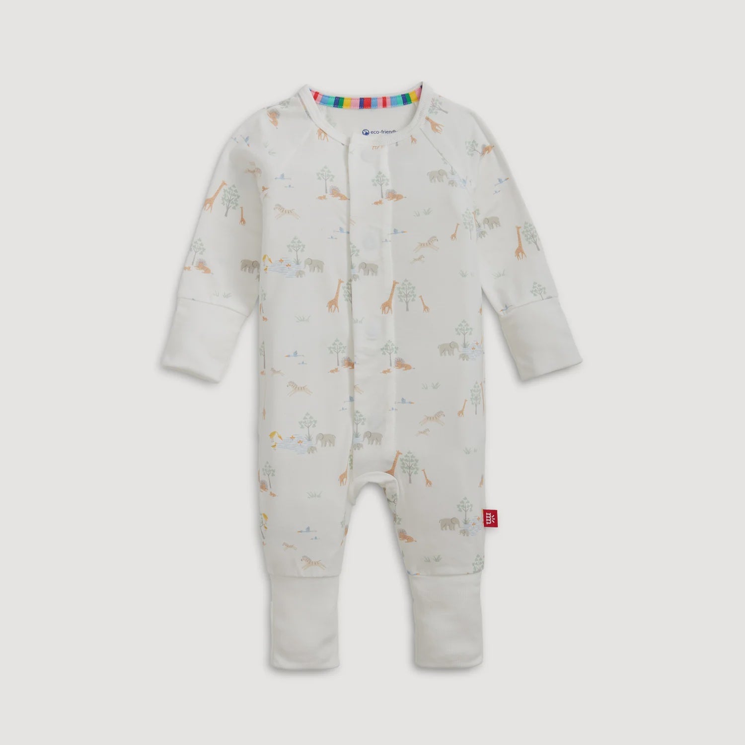 White Serene Safari Modal Coverall