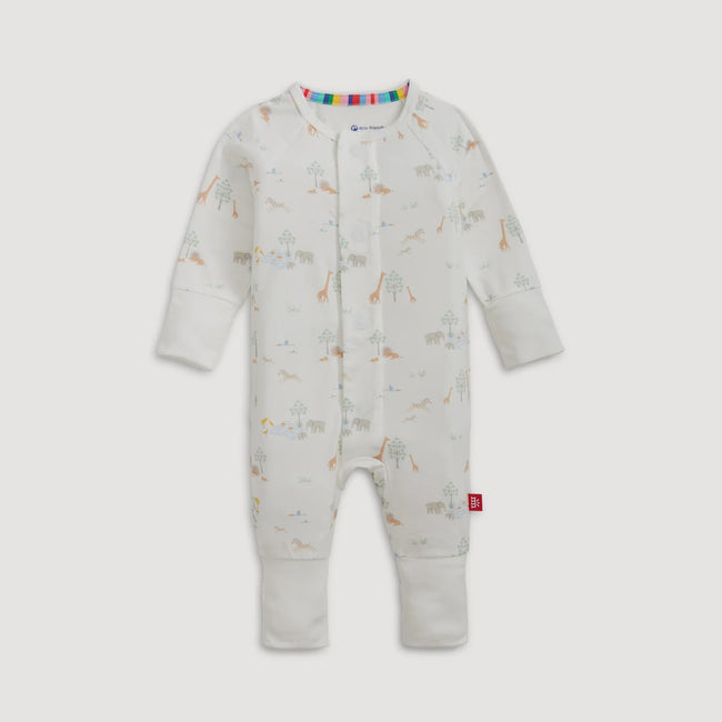 White Serene Safari Modal Coverall