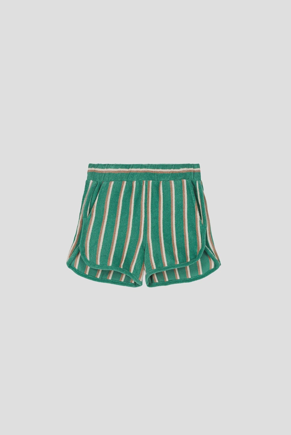 Jivo Shorts - Grass Cypress Stripe