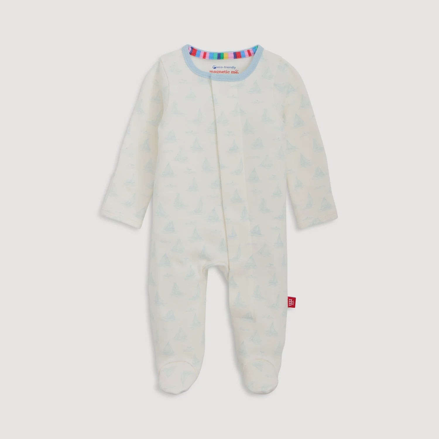 Tiny Tides Organic Cotton Magnetic Footie