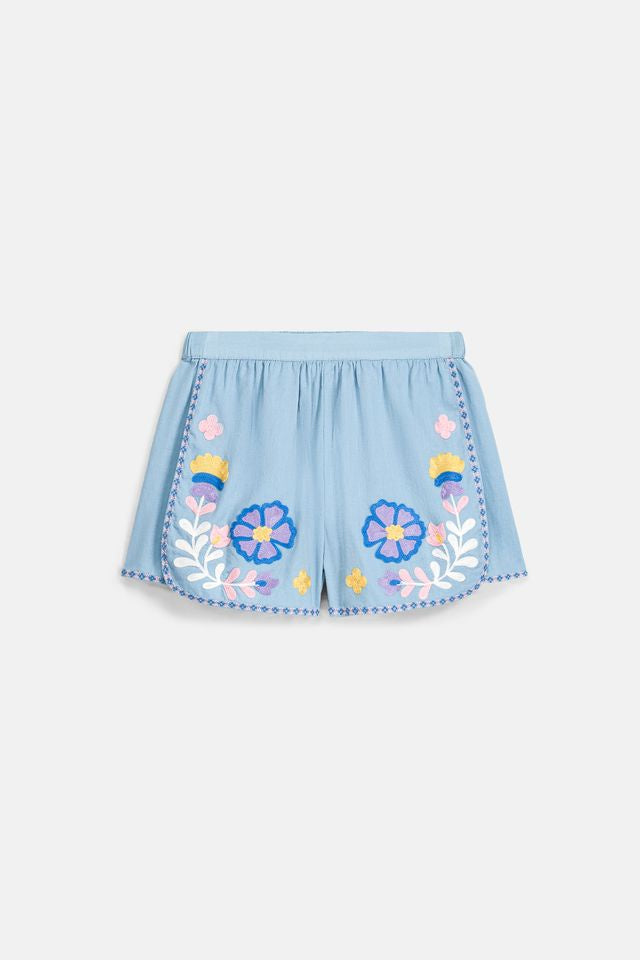 Maiwen Shorts- Stone Blue