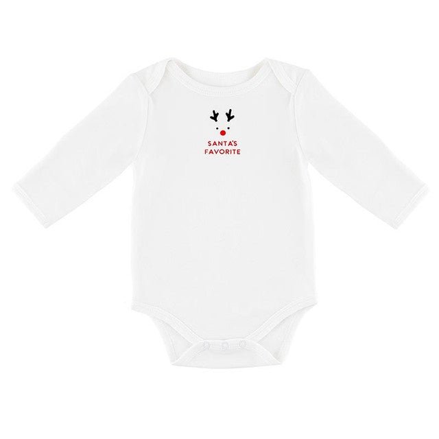Holiday Long Sleeve Snap Onesie