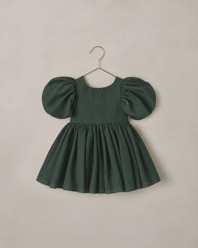 Sofia Dress- Green Shimmer