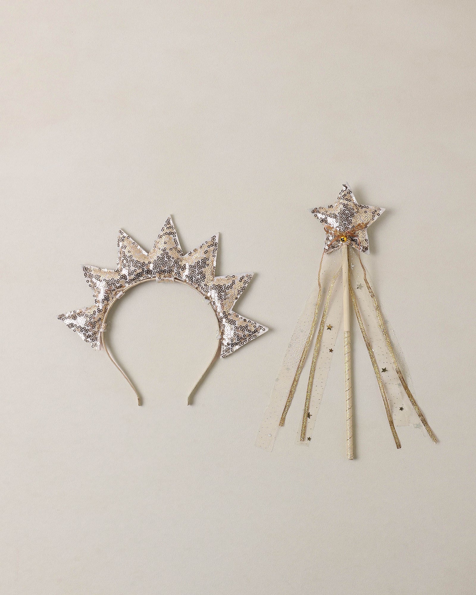 Sun Crown & Wand- Gold