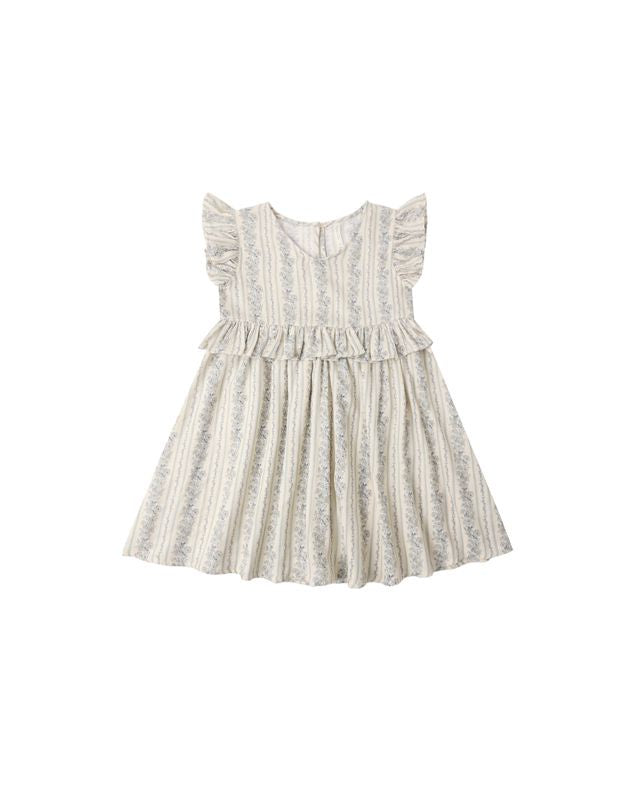 Brielle Dress- Blue Floral