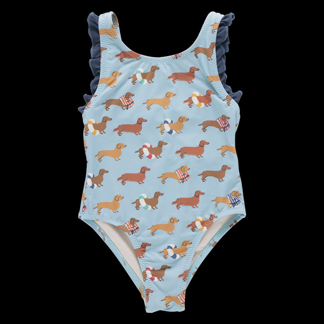 Girls Sylvie Suit- Swim Dachshunds