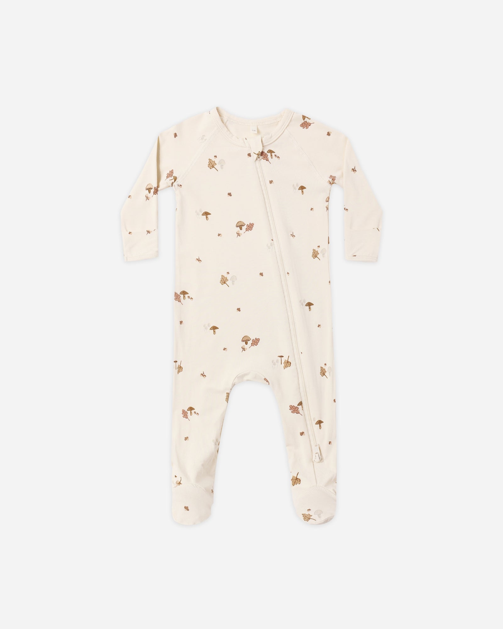 Bamboo Zip Footie- Woodland