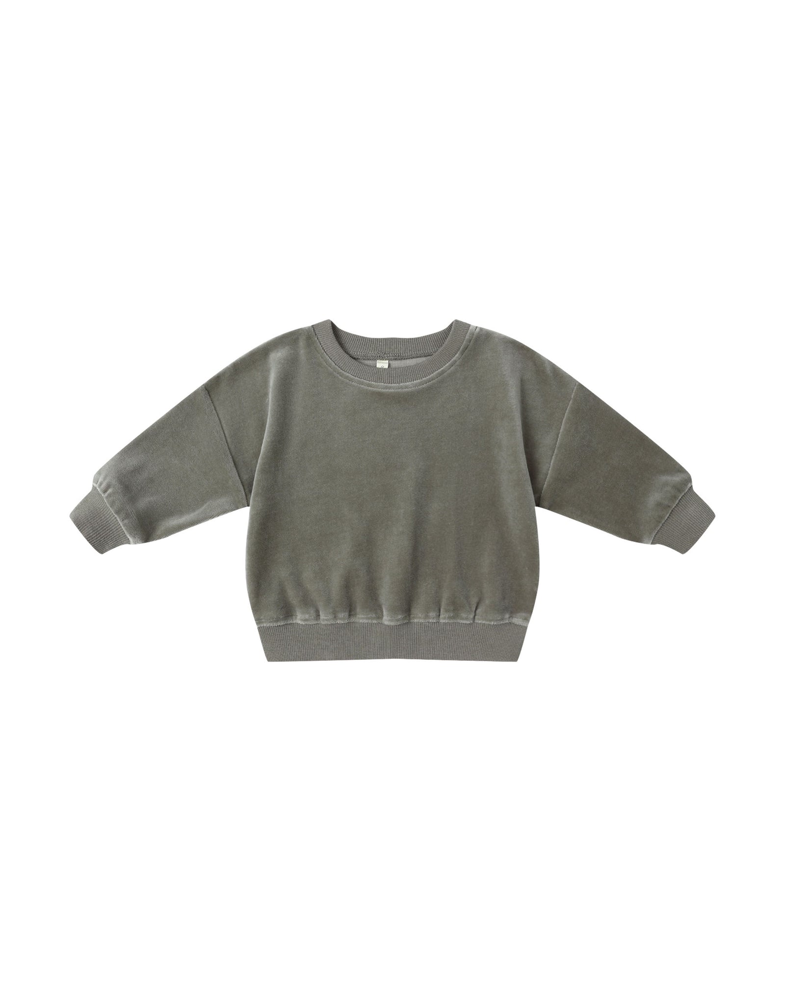 Velour Relaxed Sweatshirt