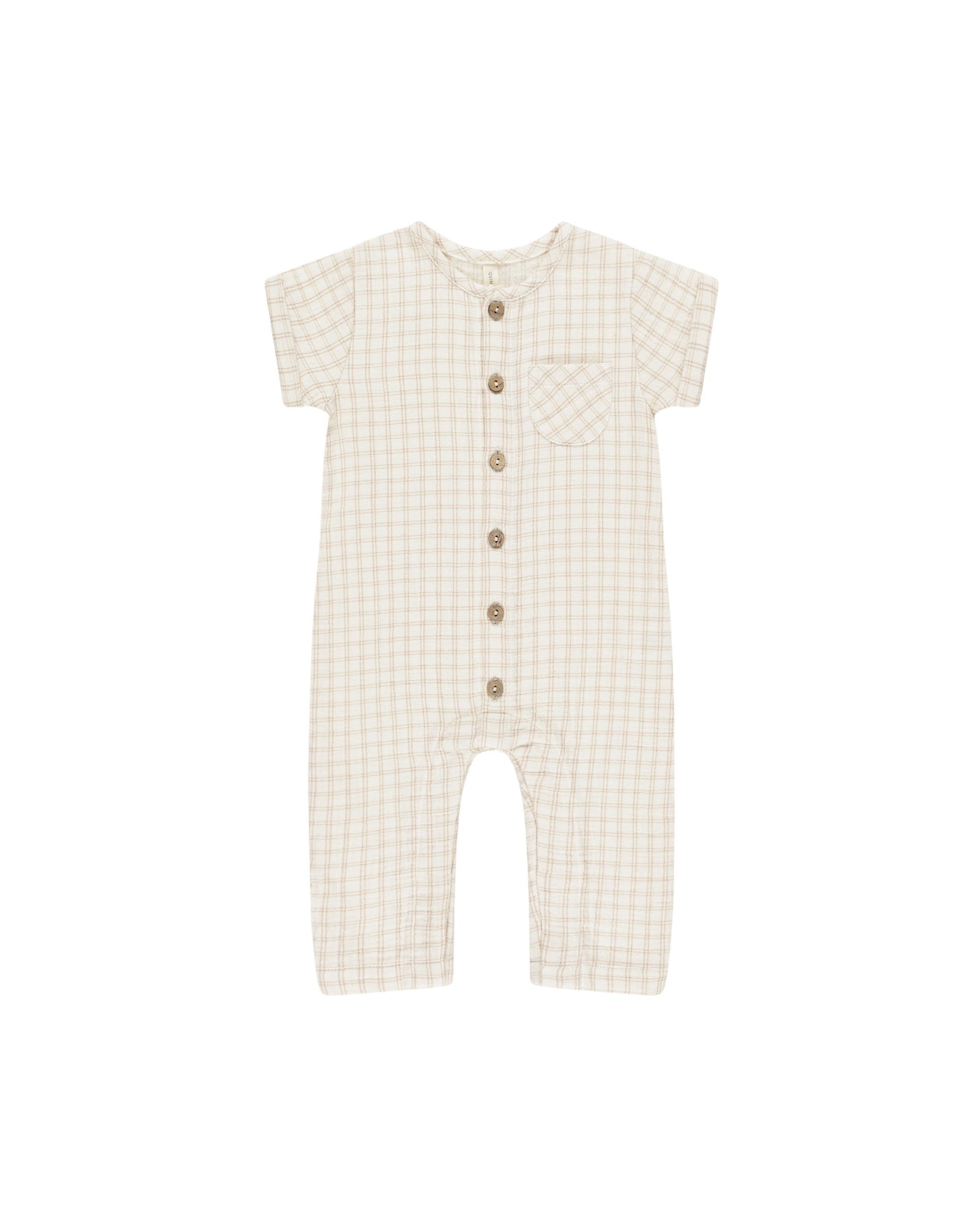 Charlie Jumpsuit - Oat Check