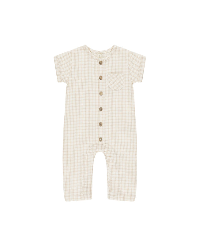 Charlie Jumpsuit - Oat Check