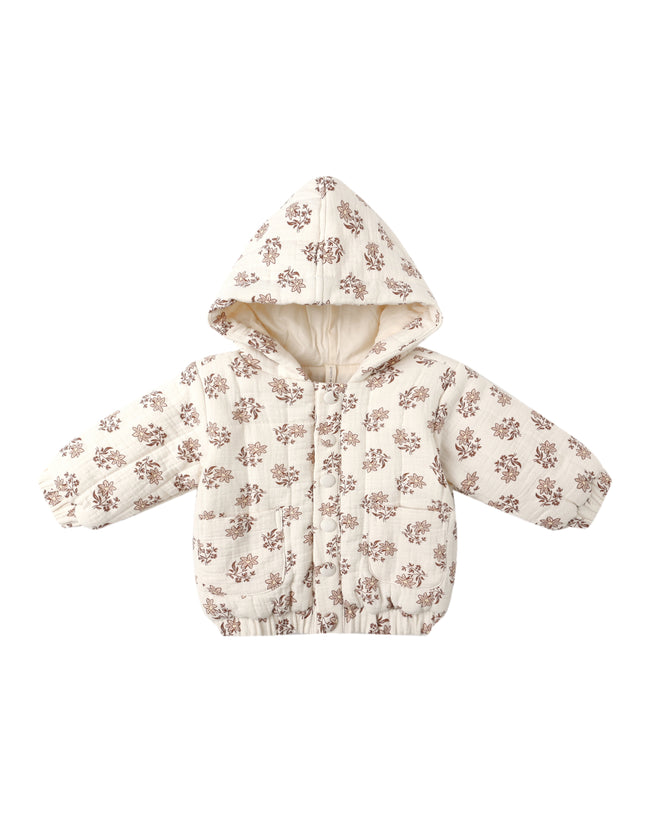 Hooded Woven Jacket - Daylily