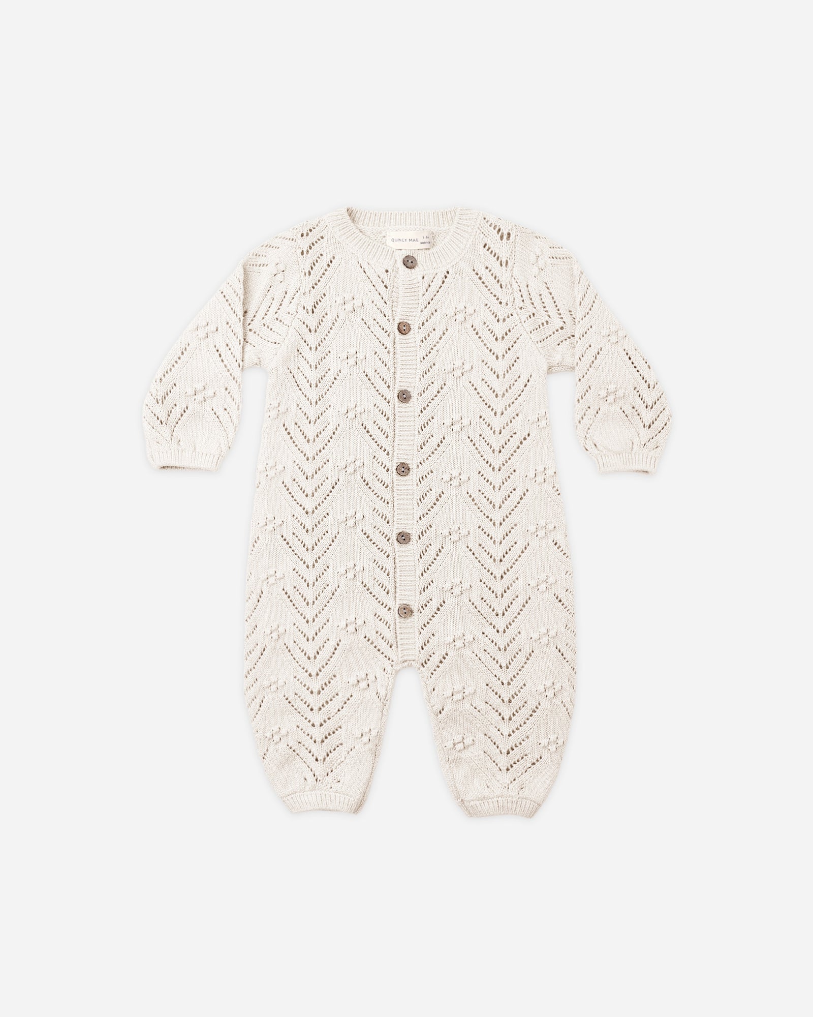 Knit Romper- Oatmeal