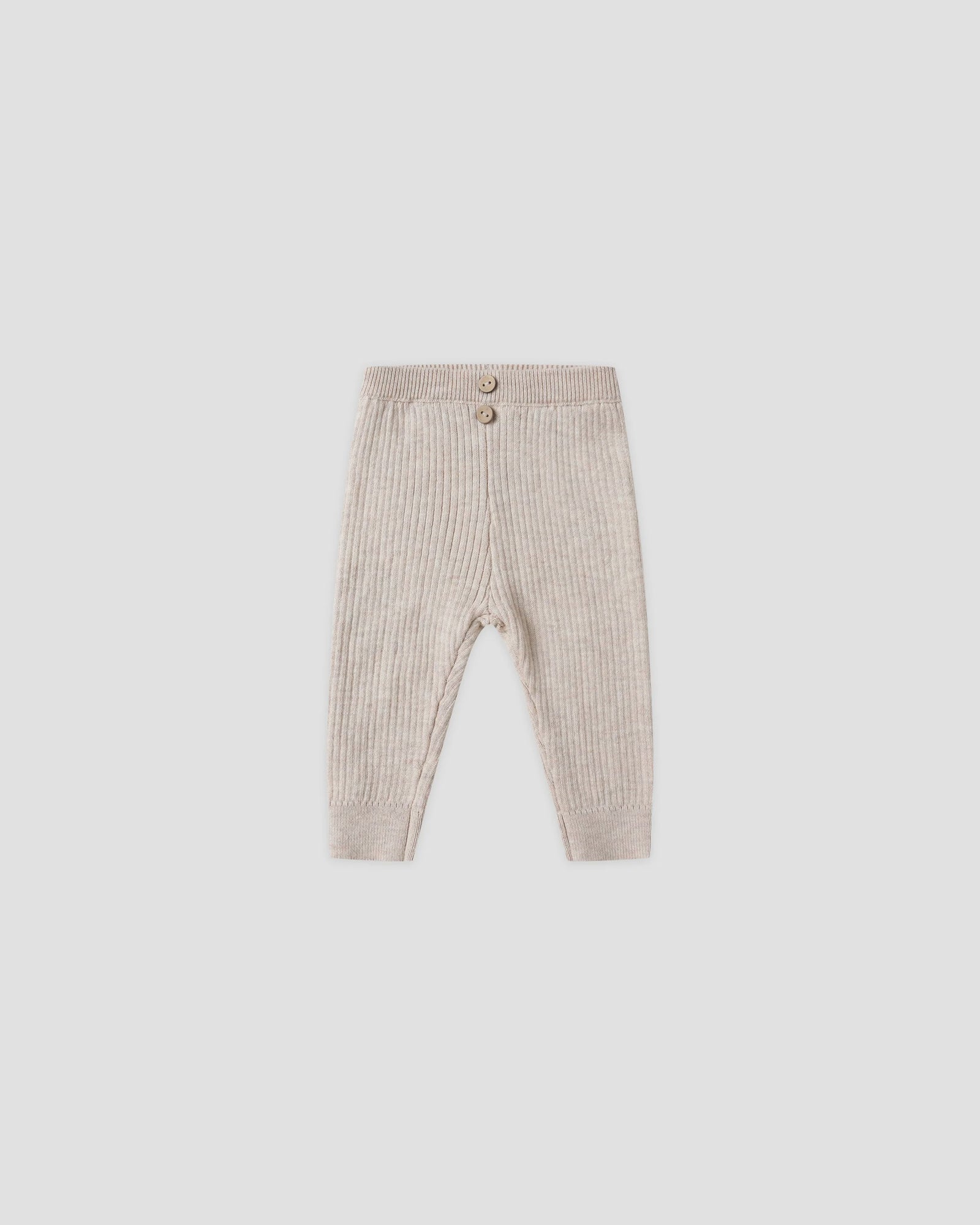 Rib Knit Legging - Heathered Oatmeal