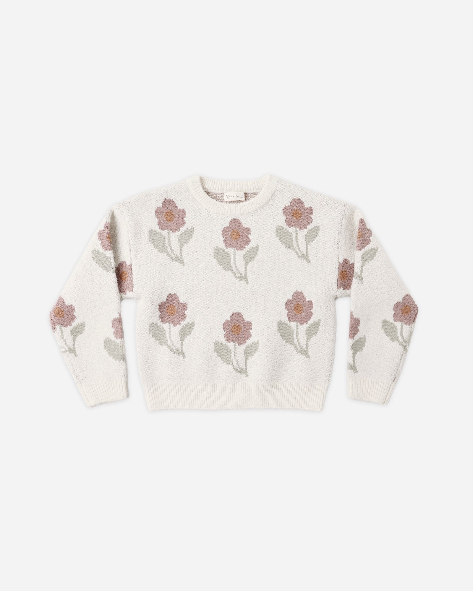 Aspen Sweater- Ivory Flower