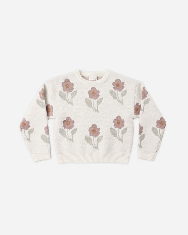 Aspen Sweater- Ivory Flower