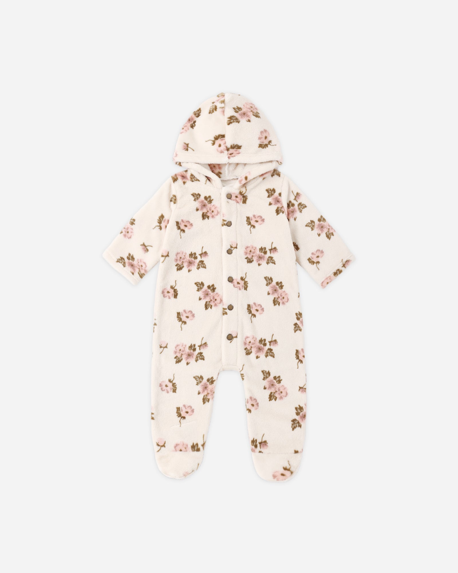 Fleece Jumpsuit- Rose Garden