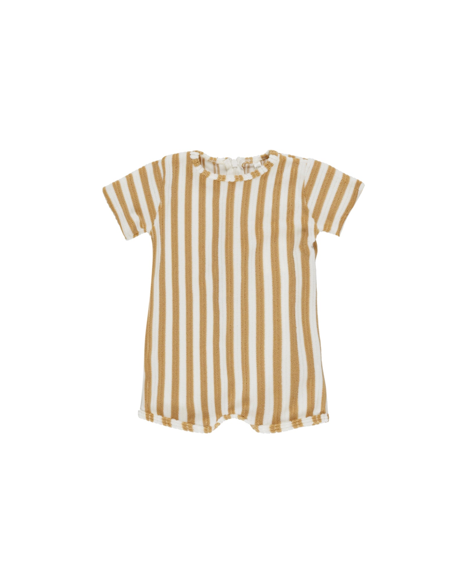 Shorty One-Piece Swimsuit - Marigold Stripe