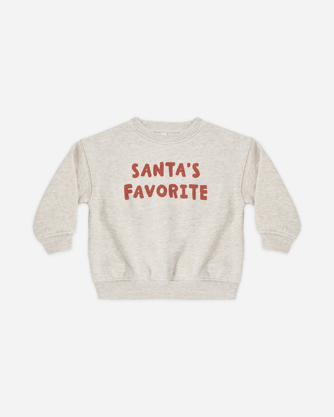 Relaxed Sweatshirt- Santa Favorite