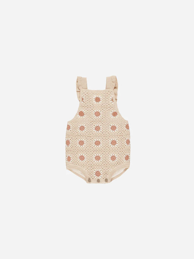 Crochet Romper - Floral