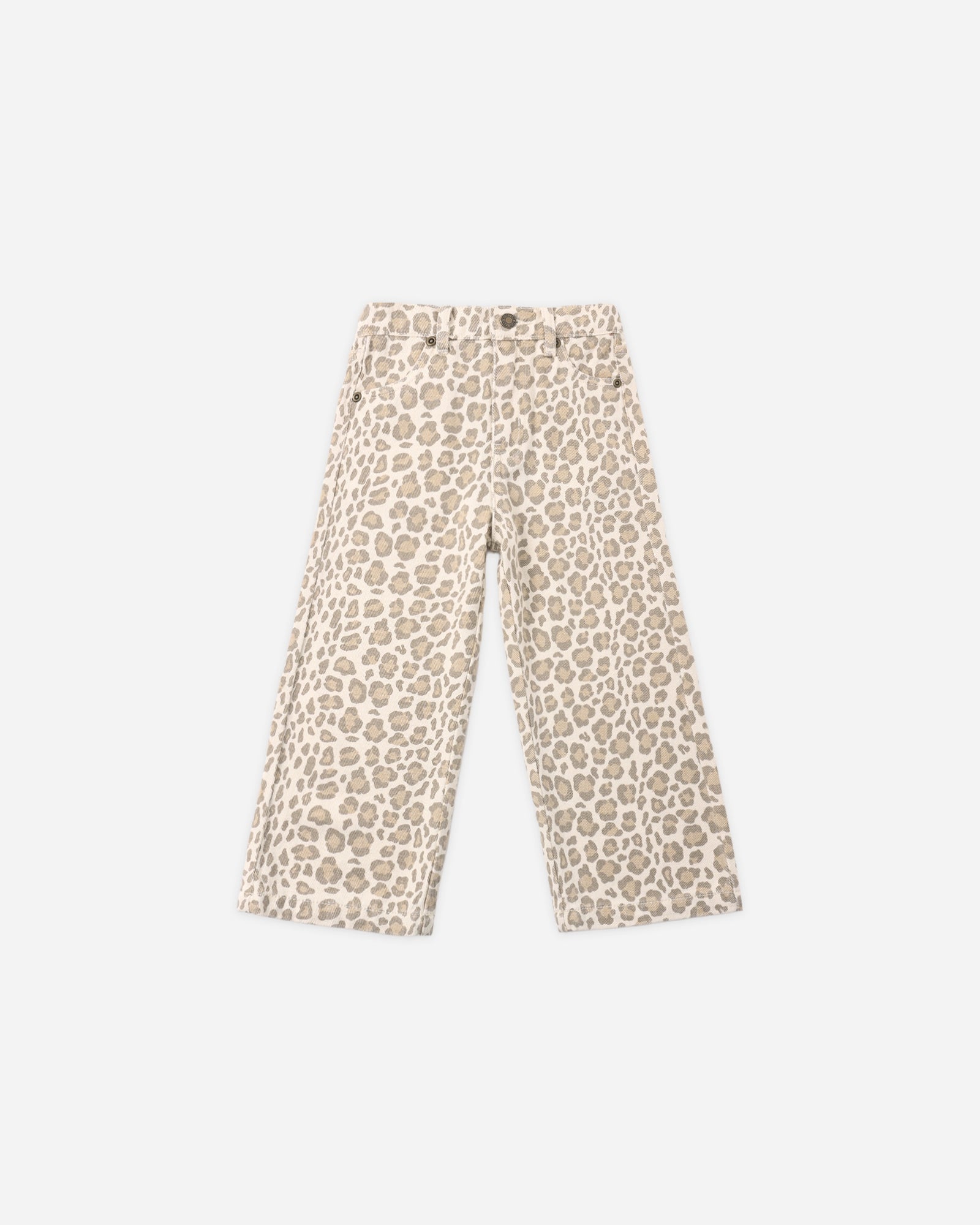 Straight Leg Pant- Leopard
