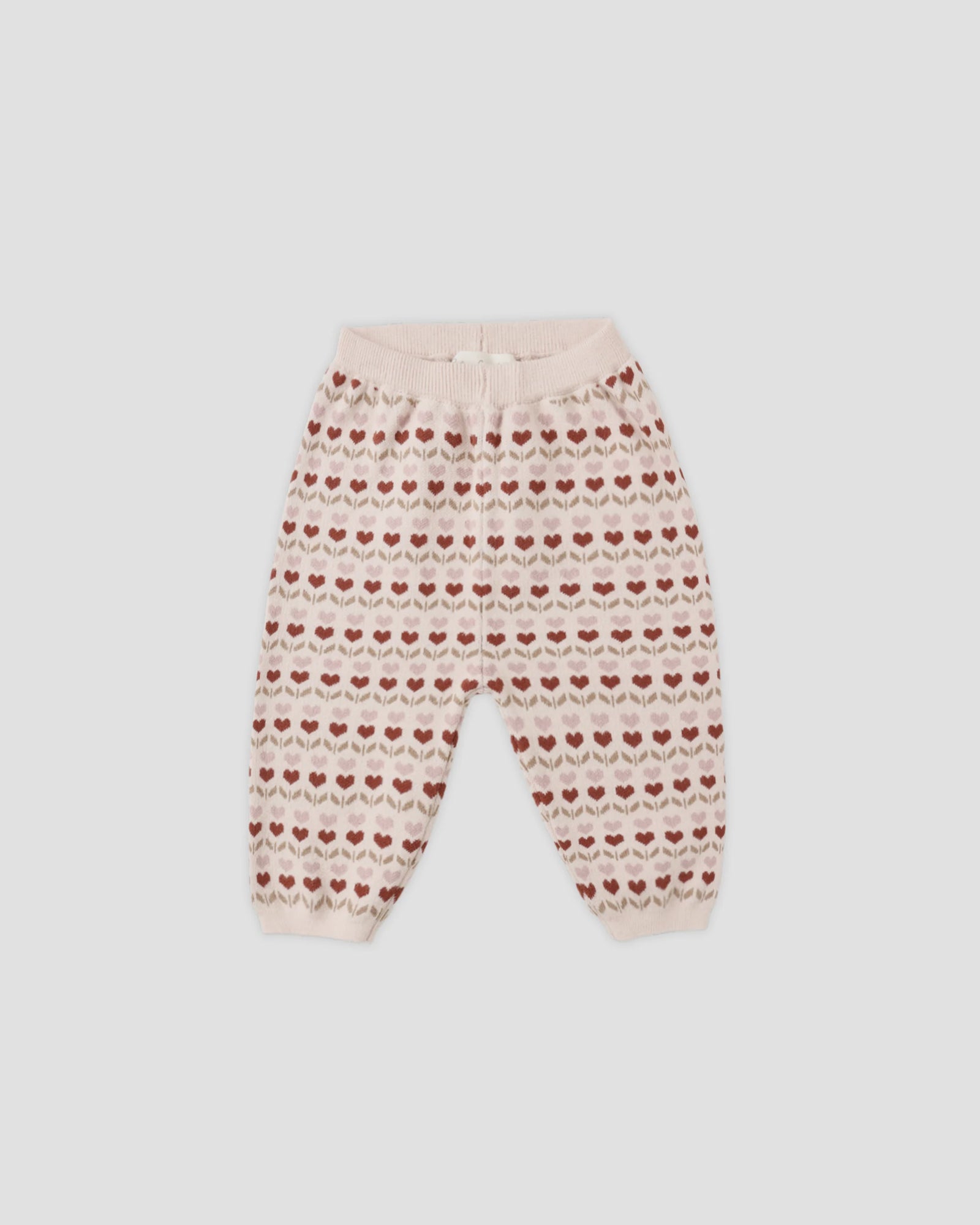 Knit Pant - Ruby Hearts