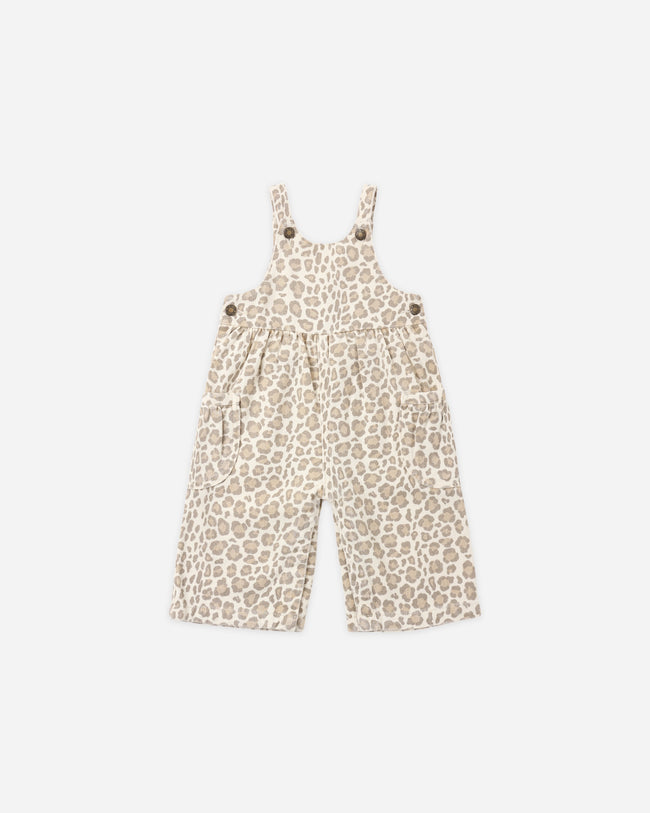 Wide Leg Overall Leopard