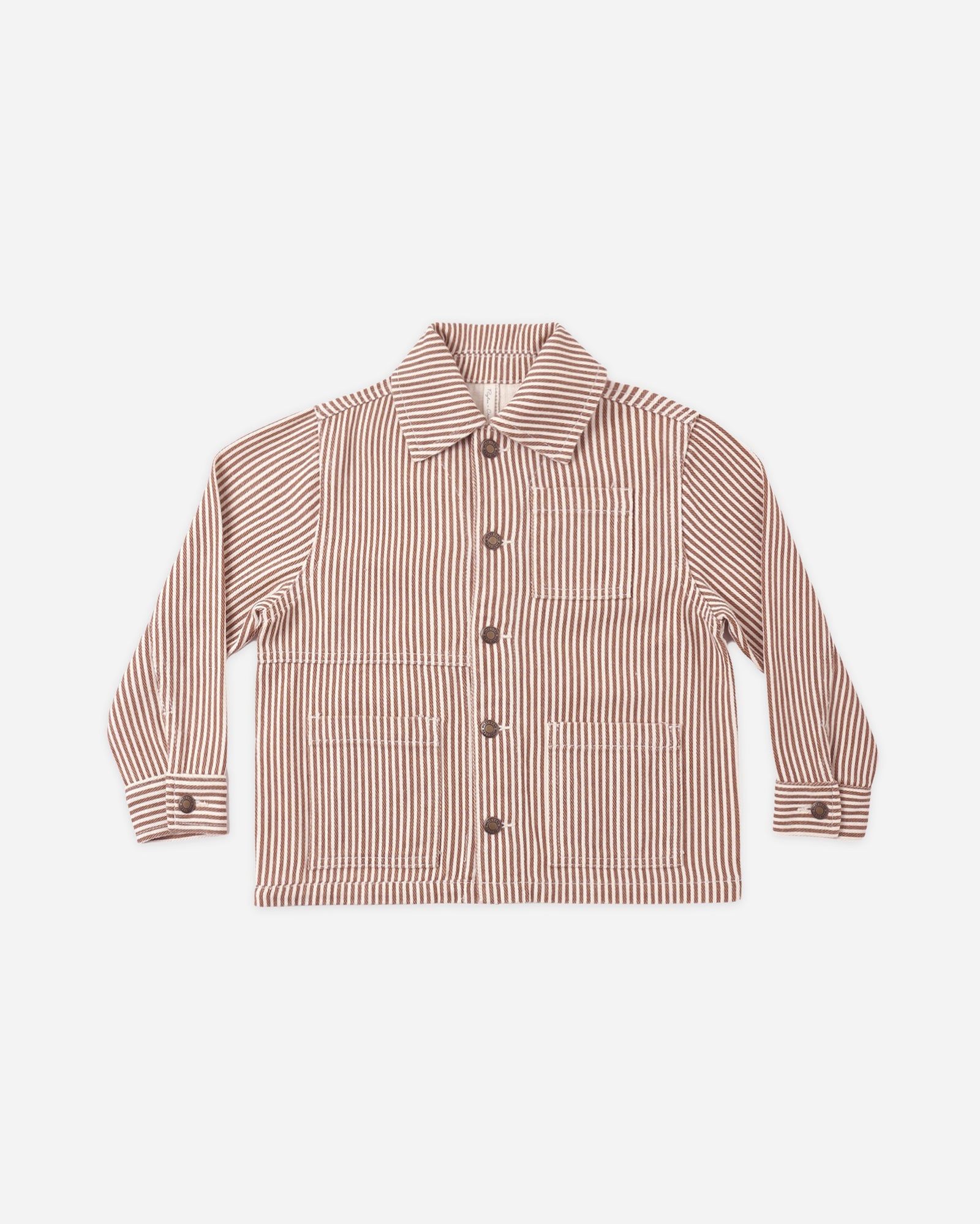 Denim Jacket- Clay Stripe