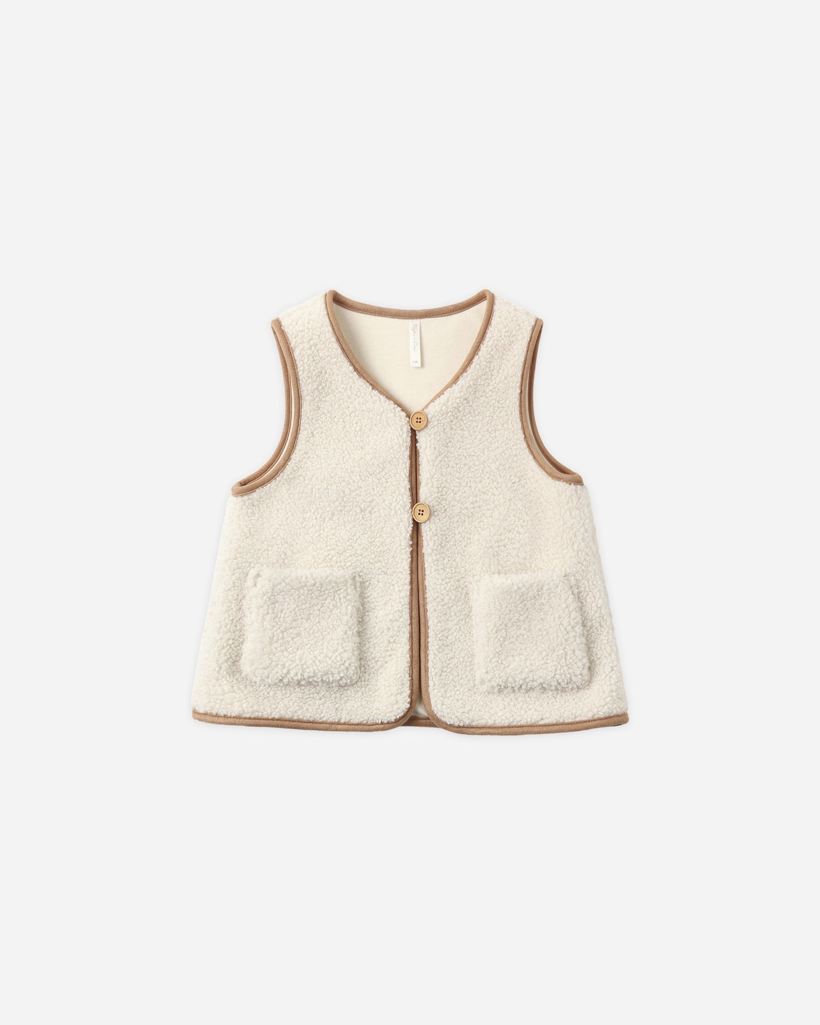 Sherpa Vest- Natural