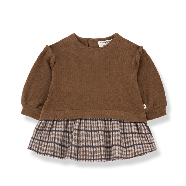 Sabine Plaid Dress - Castagna